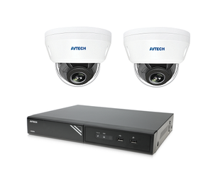 Garasjepakke 8 Megapixel - 2 x 8.0 MP Dome kameraer