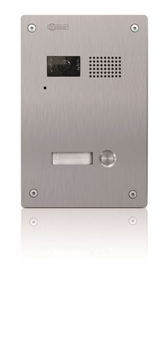 7101/INOX Dørpanel 1 knapp/ 2 wire