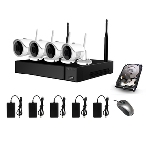 Trådløs pakke, 5 MP, 4 kamera, NVR (1 TB HDD)