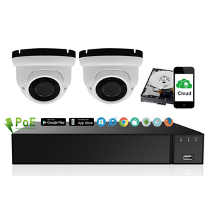 Startpakke 2 - 2 Kamera, P2P, Enkelt oppsett (5 Megapixel)