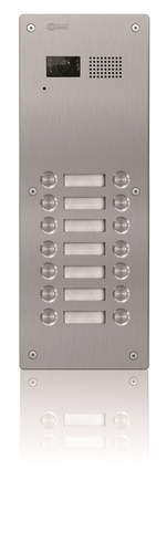 7214/INOX Dørpanel 14 knapper/ 2 wire