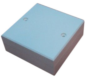 Plastboks,hvit, 65x65x25 mm.