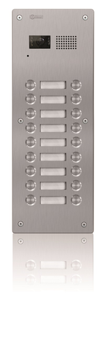 7218/INOX Dørpanel 18 knapper/ 2 wire