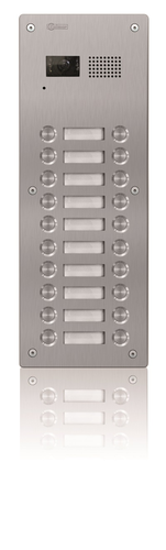 7220/INOX Dørpanel 20 knapper/ 2 wire